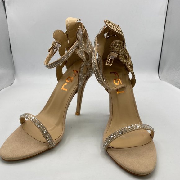 FSJ Silver Rhinestone Sandals - Picture 3 of 14